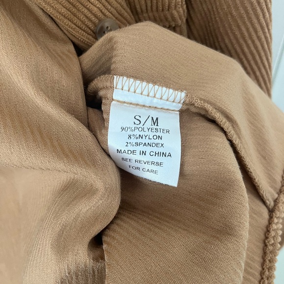 Corduroy Camel Button Down - Picture 2 of 8